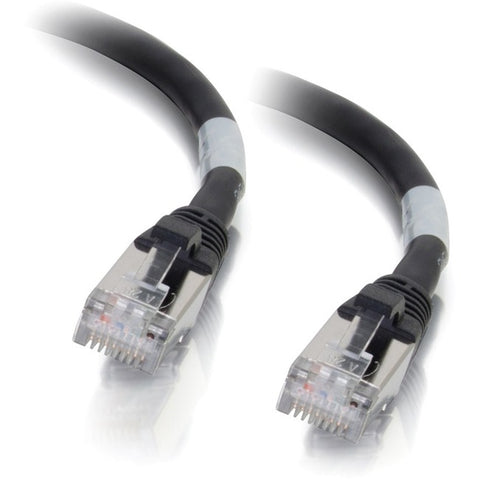 C2G-3ft Cat6a Snagless Shielded (STP) Network Patch Cable - Black