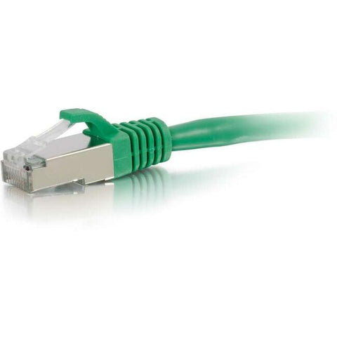 C2G 1ft Cat6 Ethernet Cable - Snagless Shielded (STP) - Green