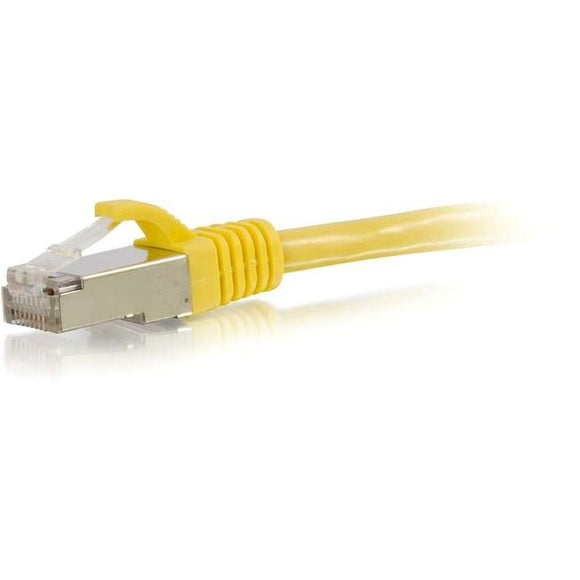 C2G-5ft Cat6 Snagless Shielded (STP) Network Patch Cable - Yellow