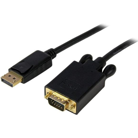 StarTech.com 15ft (4.6m) DisplayPort to VGA Cable, Active DisplayPort to VGA Adapter Cable, 1080p Video, DP to VGA Monitor Converter Cable