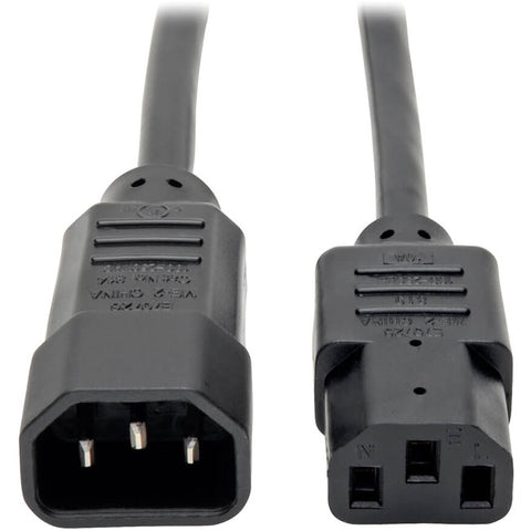 Tripp Lite Computer Power Extension Cord Adapter 13A 16AWG C14 to C13 5'