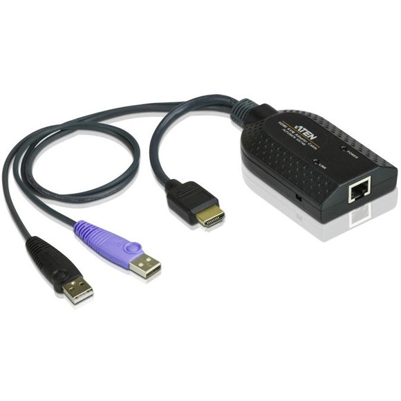 ATEN HDMI USB Virtual Media KVM Adapter Cable with Smart Card Reader (CPU Module)-TAA Compliant