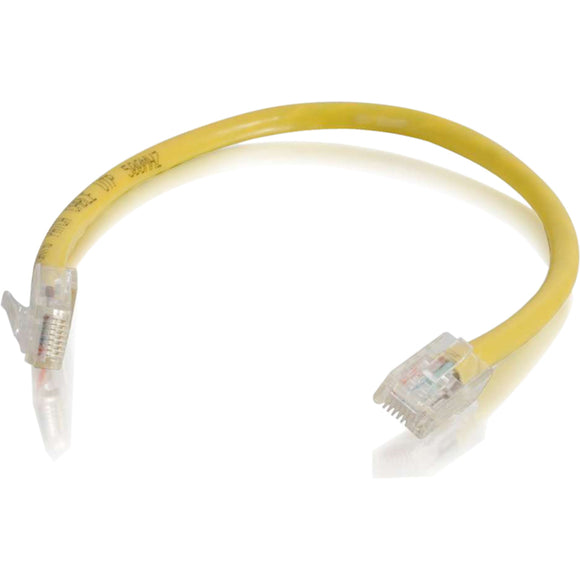 C2G 6in Cat6 Non-Booted Unshielded (UTP) Network Patch Cable - Yellow