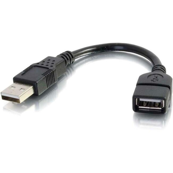 C2G 6in USB Extension Cable - USB 2.0 to USB - M/F