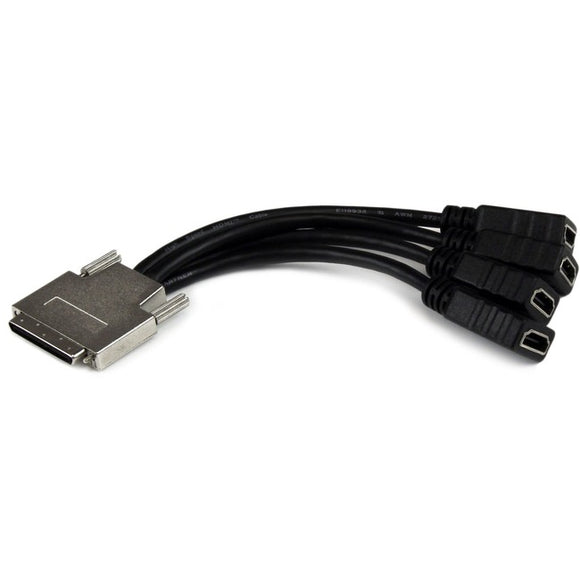 StarTech.com VHDCI Cable Full HD, 4 Port HDMI Video Card Breakout Cable, 1920x1200 60Hz, Mirror/Expand Video, VHDCI to HDMI Adapter