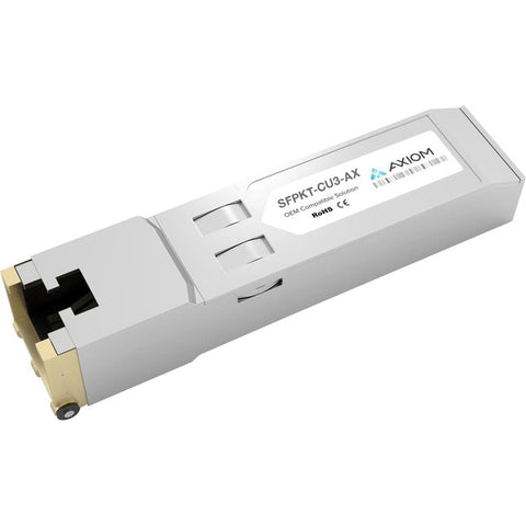 Axiom 1000BASE-T SFP Transceiver for NetOptics with 10ft cable - SFPKT-CU3