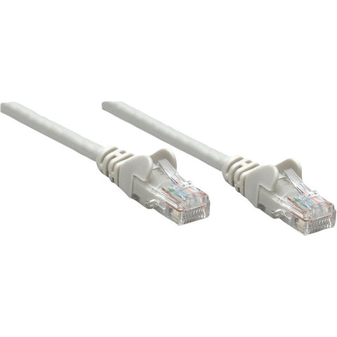 Intellinet Network Solutions Cat5e UTP Network Patch Cable, 100 ft (30 m), Gray