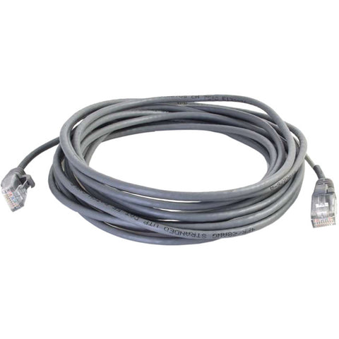 C2G 1.5ft Cat5e Snagless Unshielded (UTP) Slim Network Patch Cable - Gray