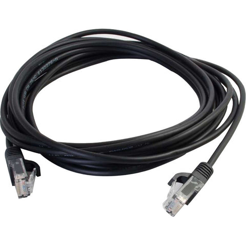 C2G 2ft Cat5e Snagless Unshielded (UTP) Slim Network Patch Cable - Black