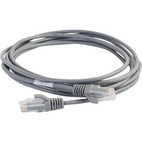 C2G 1ft Cat6 Snagless Unshielded (UTP) Slim Network Patch Cable - Gray
