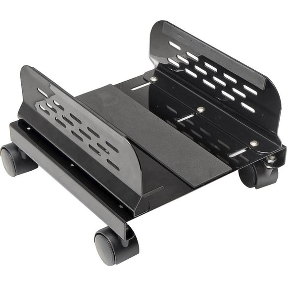 SYBA Steel PC Stand for ATX Case with Adj. Width with Caster Wheels