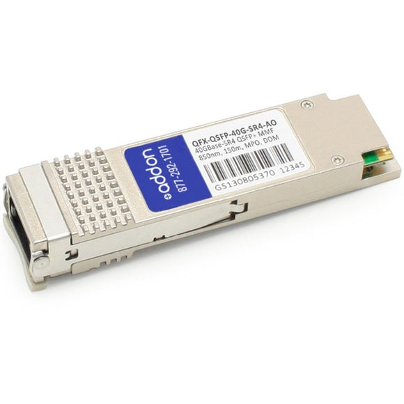AddOn Juniper Networks QFX-QSFP-40G-SR4 Compatible TAA Compliant 40GBase-SR4 QSFP+ Transceiver (MMF, 850nm, 150m, MPO, DOM)