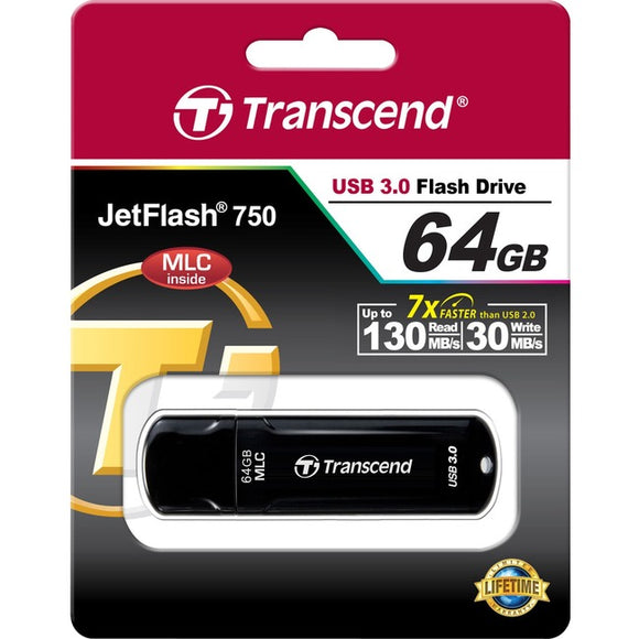 Transcend 64GB JetFlash 750 USB 3.0 Flash Drive