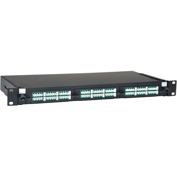 Tripp Lite by Eaton 36-Port LC/LC Rackmount Fiber Enclosure Feed Through Patch Panel 1U