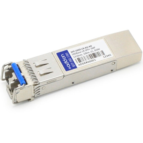 AddOn Aruba Networks SFP-10GE-LR-AU Compatible TAA Compliant 10GBase-LR SFP+ Transceiver (SMF, 1310nm, 10km, LC, DOM)