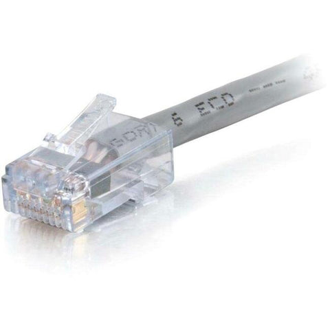 C2G 100 ft Cat6 Non Booted Plenum UTP Unshielded Network Patch Cable - Gray