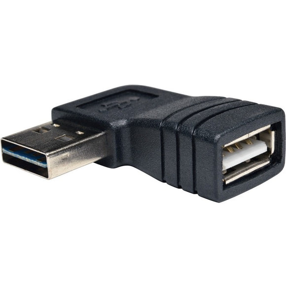 Tripp Lite Hi-Speed Universal Reversible USB 2.0 Cable Adapter RT Angle M/F