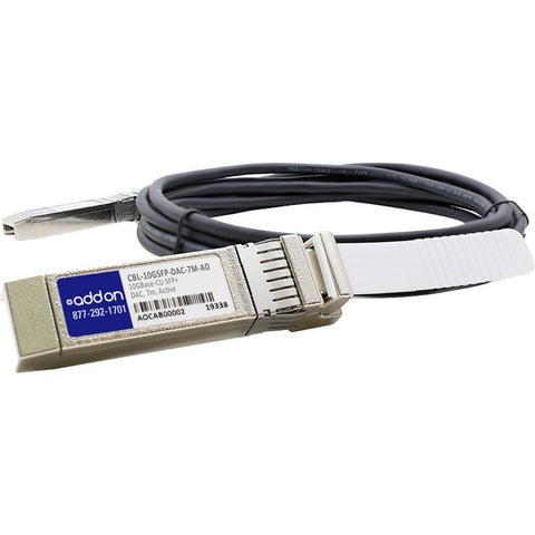 AddOn Dell Force10 CBL-10GSFP-DAC-7M Compatible TAA Compliant 10GBase-CU SFP+ to SFP+ Direct Attach Cable (Active Twinax, 7m)