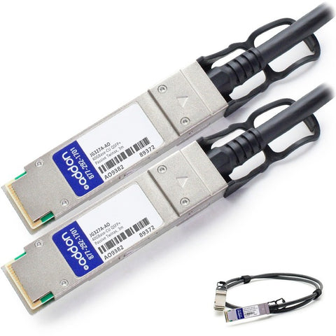 AddOn HP JG327A Compatible TAA Compliant 40GBase-CU QSFP+ to QSFP+ Direct Attach Cable (Passive Twinax, 3m)