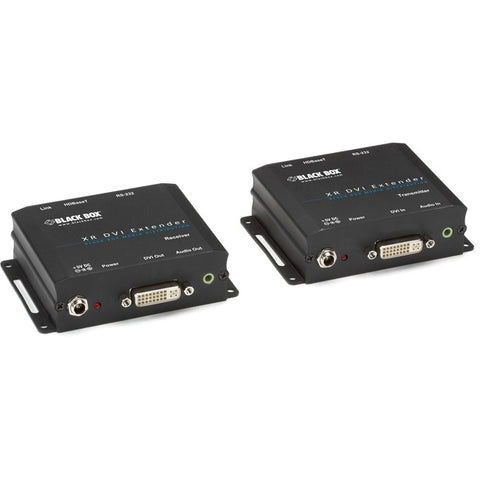 Black Box XR DVI-D Extender with Audio RS-232 and HDCP