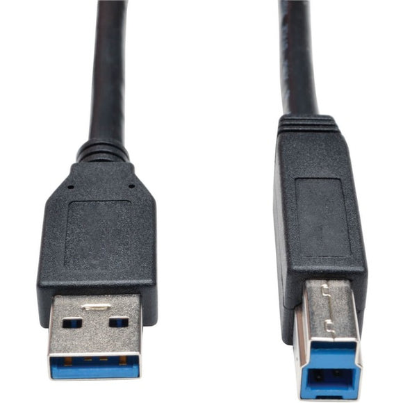 Tripp Lite USB 3.2 Gen 1 SuperSpeed Device Cable (A to B M/M) Black, 3 ft. (0.91 m)