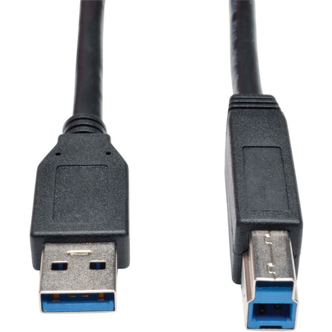 Tripp Lite USB 3.2 Gen 1 SuperSpeed Device Cable (A to B M/M) Black, 15 ft. (4.57 m)