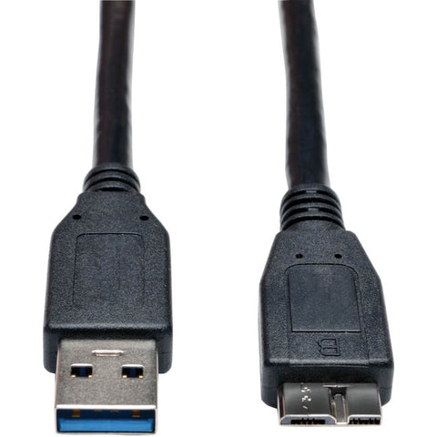 Tripp Lite 6ft USB 3.0 SuperSpeed Device Cable USB-A Male to USB Micro-B Male Black