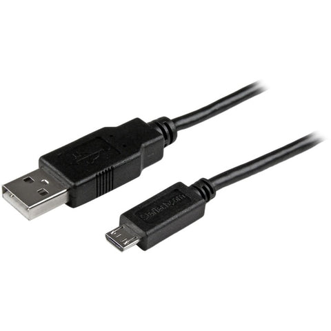 StarTech.com 6 ft Mobile Charge Sync USB to Slim Micro USB Cable for Smartphones and Tablets - A to Micro B M/M