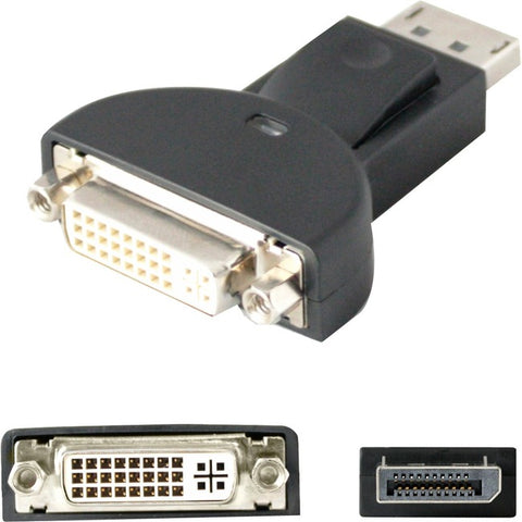 DisplayPort 1.2 Male to DVI-I (29 pin) Female Black Adapter Which Requires DP++ For Resolution Up to 2560x1600 (WQXGA)
