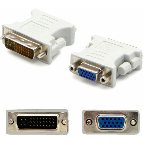 DVI-I (29 pin) Male to VGA Female White Adapter For Resolution Up to 1920x1200 (WUXGA)