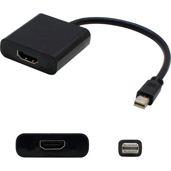 5PK Mini-DisplayPort 1.1 Male to HDMI 1.3 Female Black Active Adapters For Resolution Up to 2560x1600 (WQXGA)
