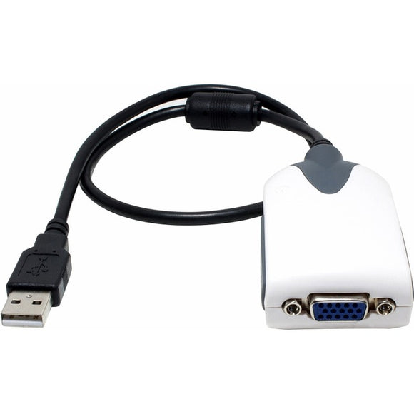 AddOn USB 2.0 (A) Male to VGA Female Black Adapter