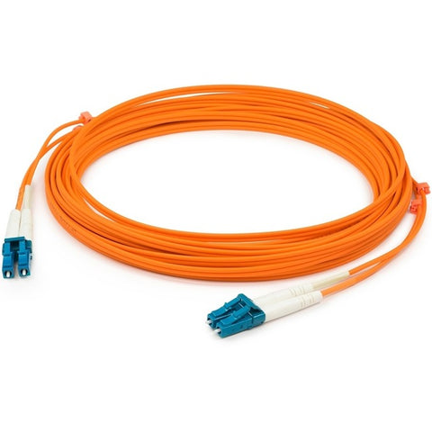 AddOn 15m LC (Male) to LC (Male) Orange OM1 Duplex Fiber OFNR (Riser-Rated) Patch Cable