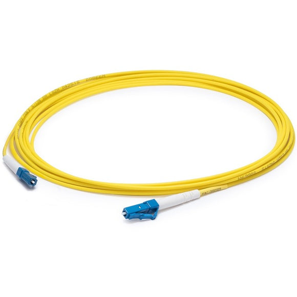 AddOn 15m LC (Male) to LC (Male) Yellow OS2 Simplex Fiber OFNR (Riser-Rated) Patch Cable