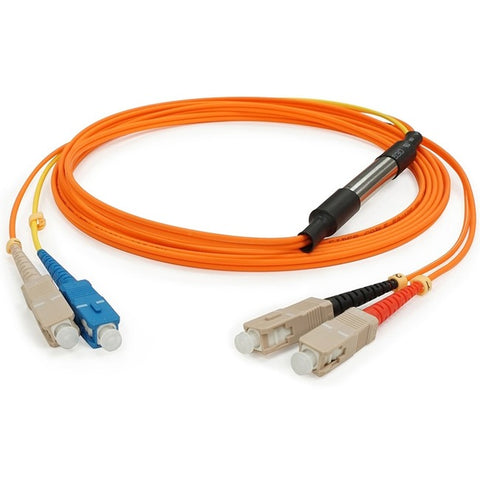 AddOn 3m SC (Male) to SC (Male) Orange OM1 & OS1 Duplex Fiber Mode Conditioning Cable