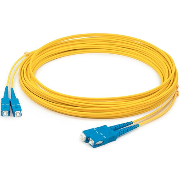 AddOn 10m SC (Male) to SC (Male) Yellow OS2 Duplex Fiber OFNR (Riser-Rated) Patch Cable
