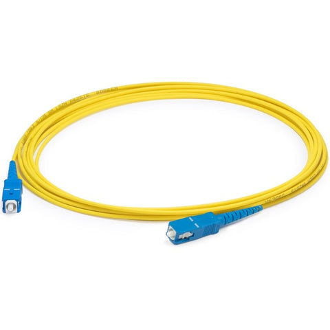 AddOn 2m SC (Male) to SC (Male) Yellow OS2 Simplex Fiber OFNR (Riser-Rated) Patch Cable