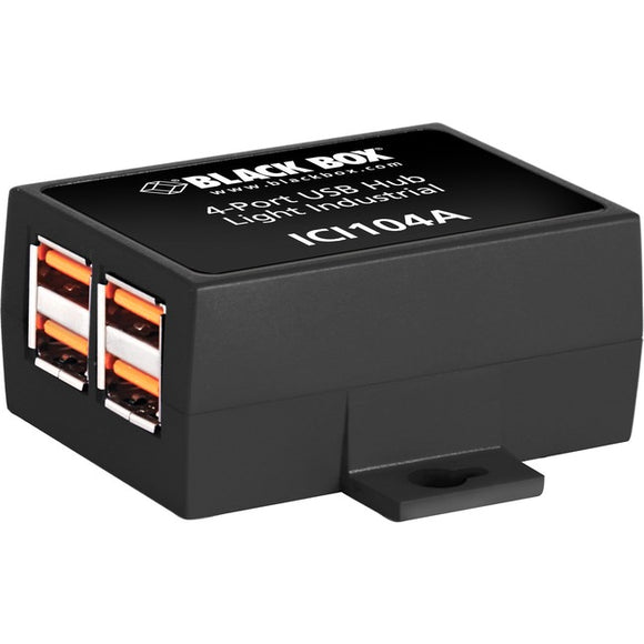 Black Box Industrial USB 2.0 Hub - 4-Port
