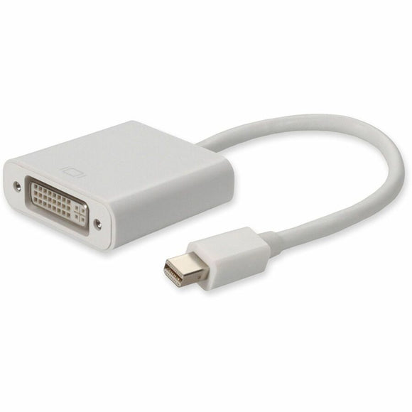 5PK Mini-DisplayPort 1.1 Male to DVI-I (29 pin) Female White Adapters For Resolution Up to 1920x1200 (WUXGA)