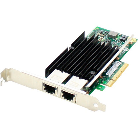 AddOn 10Gbs Dual Open RJ-45 Port 100m PCIe x8 Network Interface Card