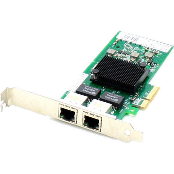 AddOn HP 458492-B21 Comparable 10/100/1000Mbs Dual Open RJ-45 Port 100m PCIe x4 Network Interface Card