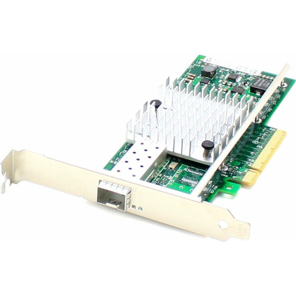 AddOn Intel E10G41BFSR Comparable 10Gbs Single SFP+ Port 300m Network Interface Card with 10GBase-SR SFP+ Transceiver