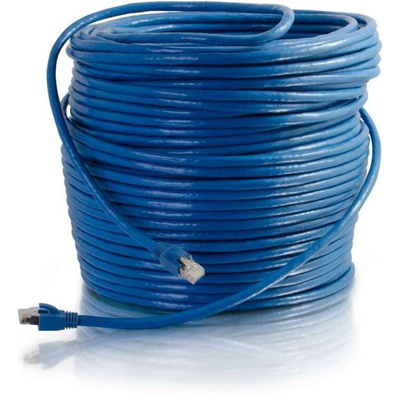 C2G 50ft Cat6 Ethernet Cable - Snagless Solid Shielded - Blue