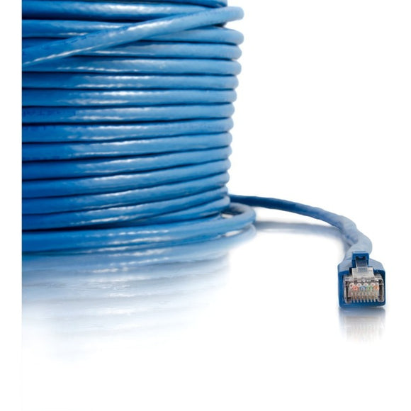 C2G 150ft Cat6 Shielded Ethernet Cable - Cat 6 Network Patch Cable - Blue