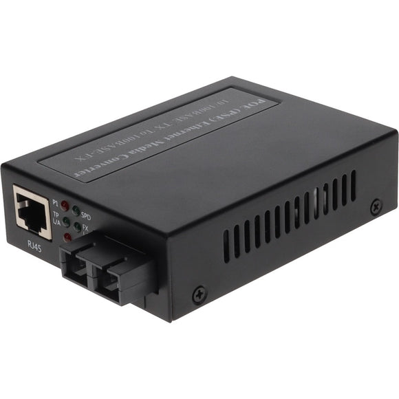 AddOn 10/100Base-TX(RJ-45) to 100Base-FX(SC) MMF 1310nm 2km POE Media Converter