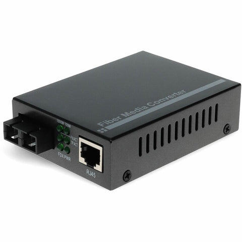 AddOn 10/100/1000Base-TX(RJ-45) to 1000Base-LX(SC) SMF 1310nm 20km Media Converter