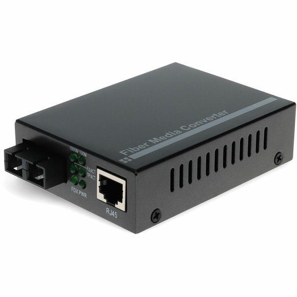 AddOn 10/100/1000Base-TX(RJ-45) to 1000Base-SX(SC) MMF 850nm 550m Media Converter