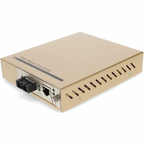 AddOn 10/100/1000Base-TX(RJ-45) to 1000Base-SX(SC) MMF 850nm 550m Managed Media Converter