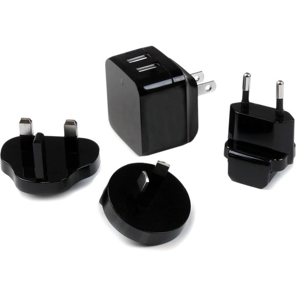 StarTech.com Black- Universal Power Adapter (NA/UK/EU/AUS) included
