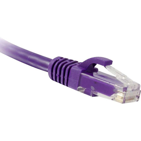 ENET Cat5e Purple 14 Foot Patch Cable with Snagless Molded Boot (UTP) High-Quality Network Patch Cable RJ45 to RJ45 - 14Ft